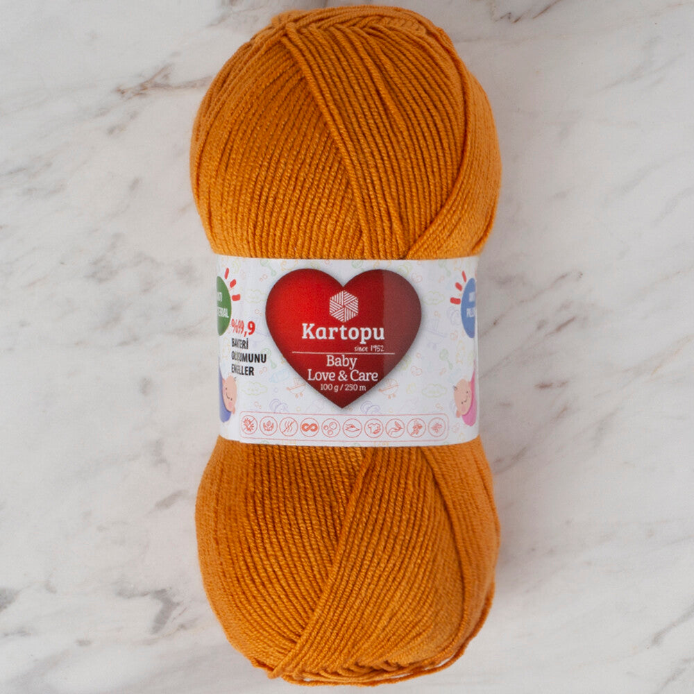 Kartopu Baby & Love Care Yarn, Mustard - K1854