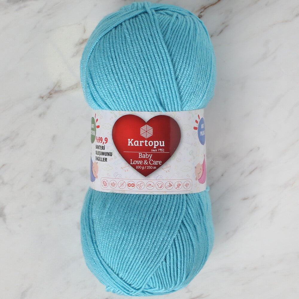 Kartopu Baby & Love Care Yarn, Turquoise - K576