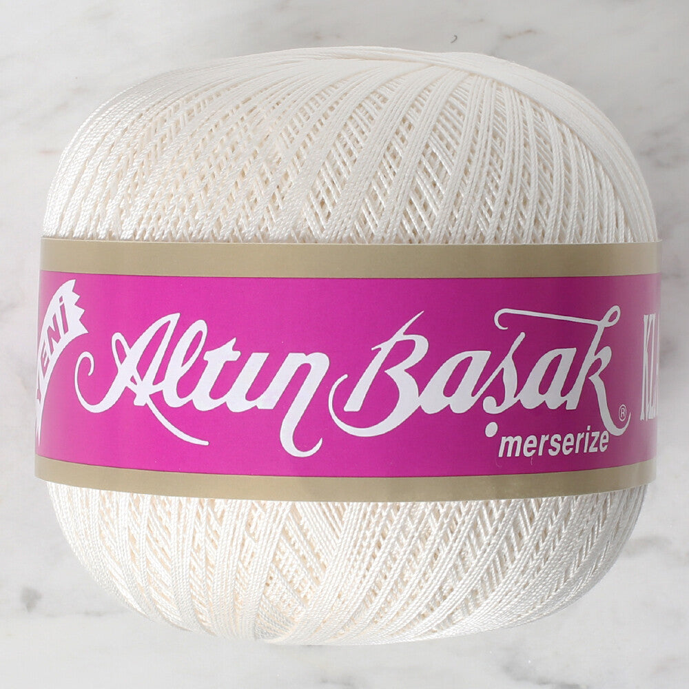 Altınbaşak Klasik No:40 Lace Thread Ball, Cream