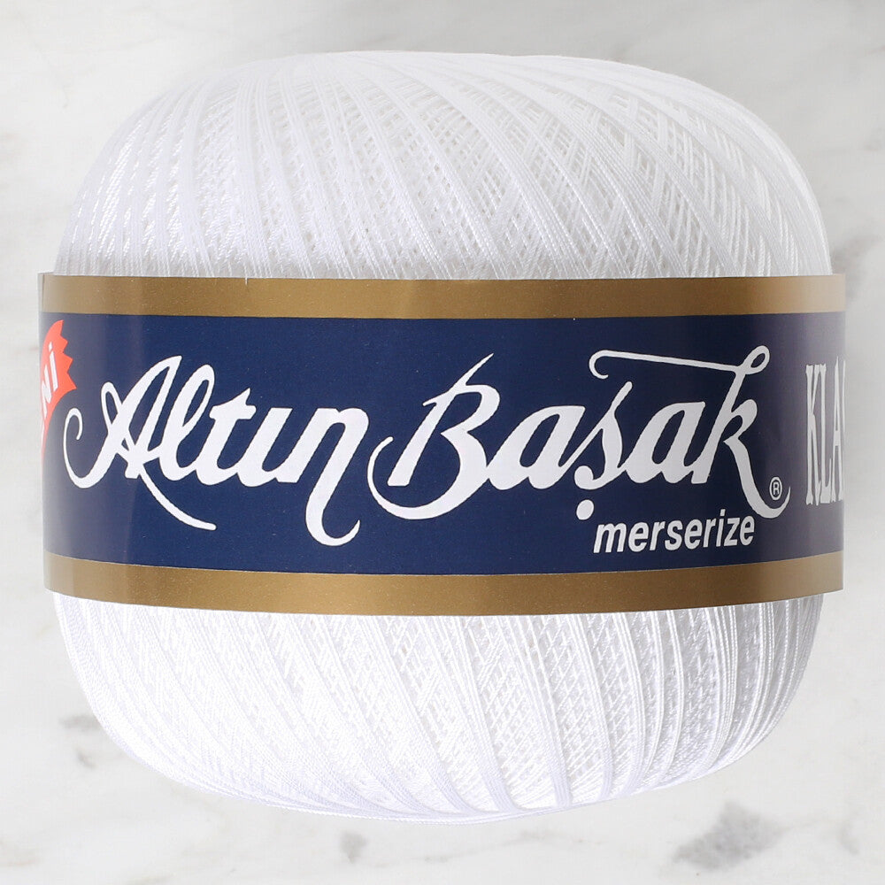 Altınbaşak Klasik No:60 Lace Thread Ball, White