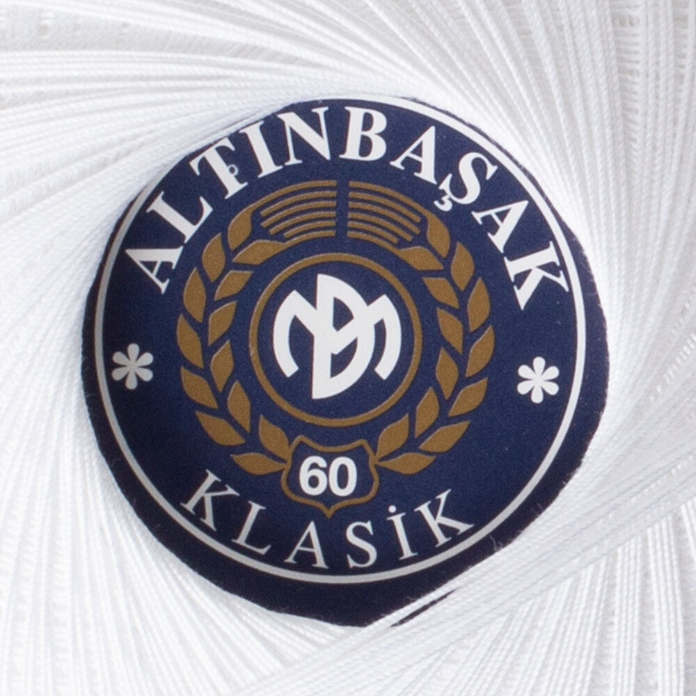 Altınbaşak Klasik No:60 Lace Thread Ball, White