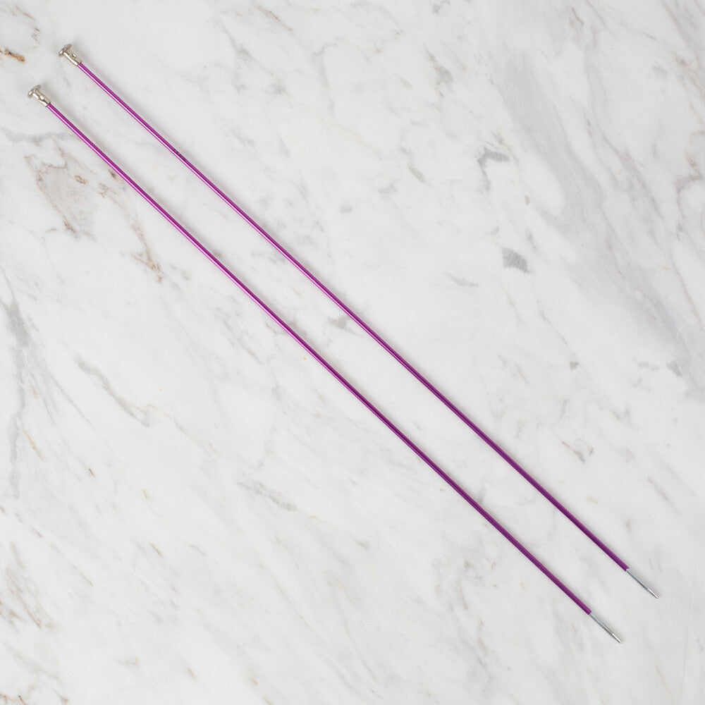 Loren Rythm Knitting Needle, Metal, 2,5mm, Purple