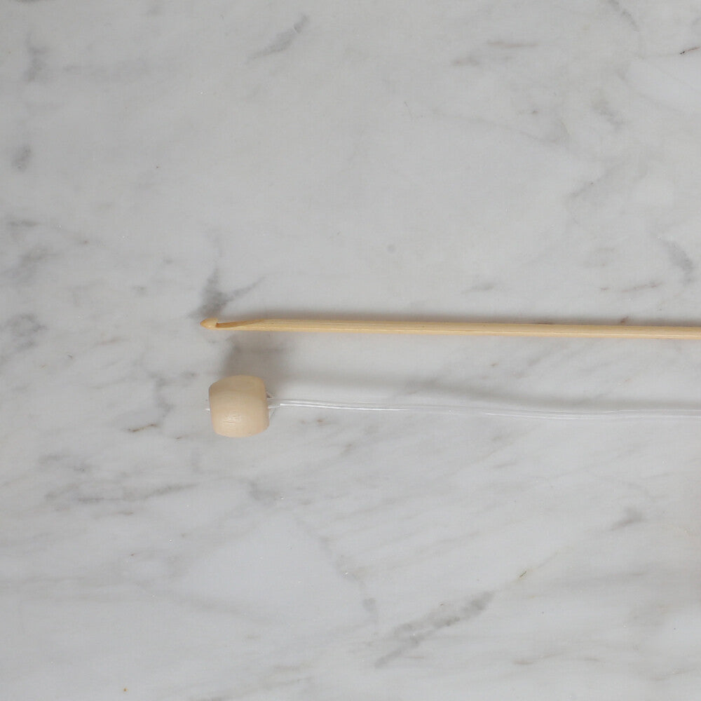 Yabalı Bambu (Bamboo) 2.5 mm 60 cm Flexible Tunisian/Afghan Crochet Hook - YB342