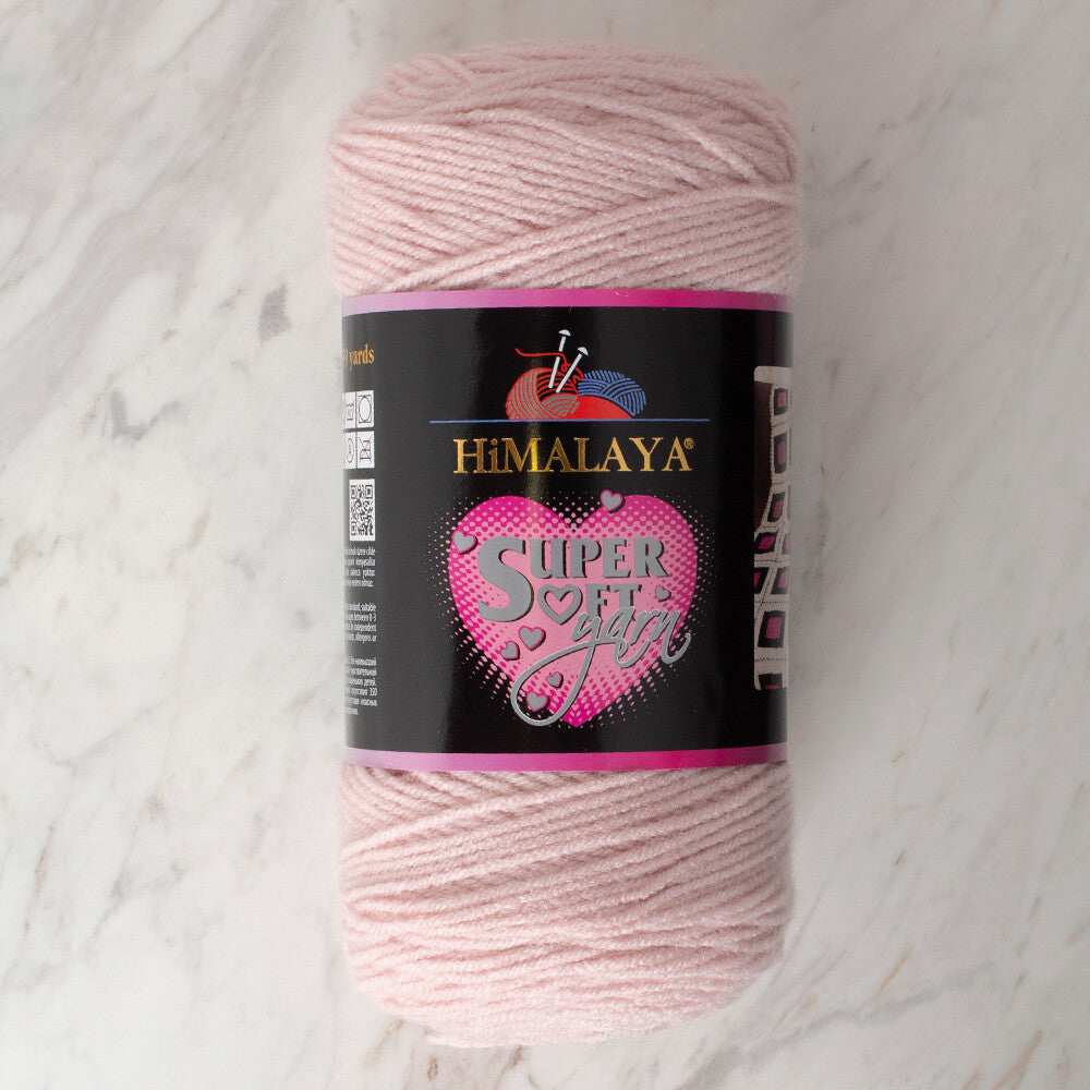Himalaya Super Soft 200 gr Yarn, Powder Pink - 80836
