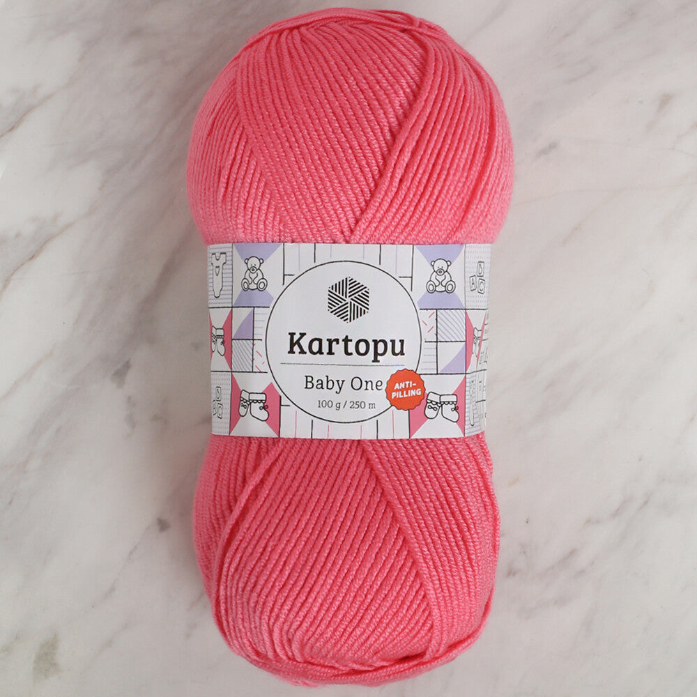 Kartopu Baby One Knitting Yarn, Pink - K244