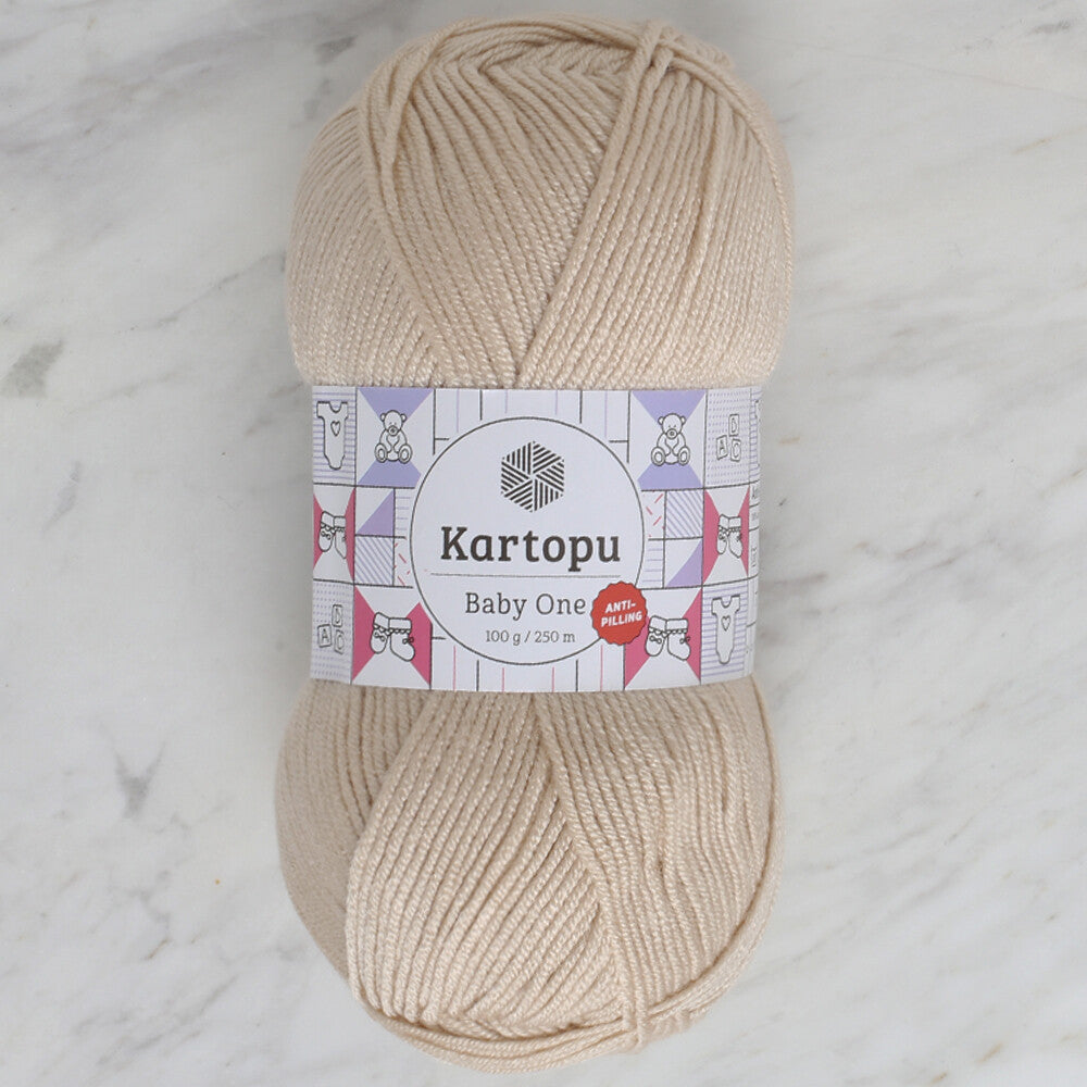 Kartopu Baby One Knitting Yarn, Beige - K855