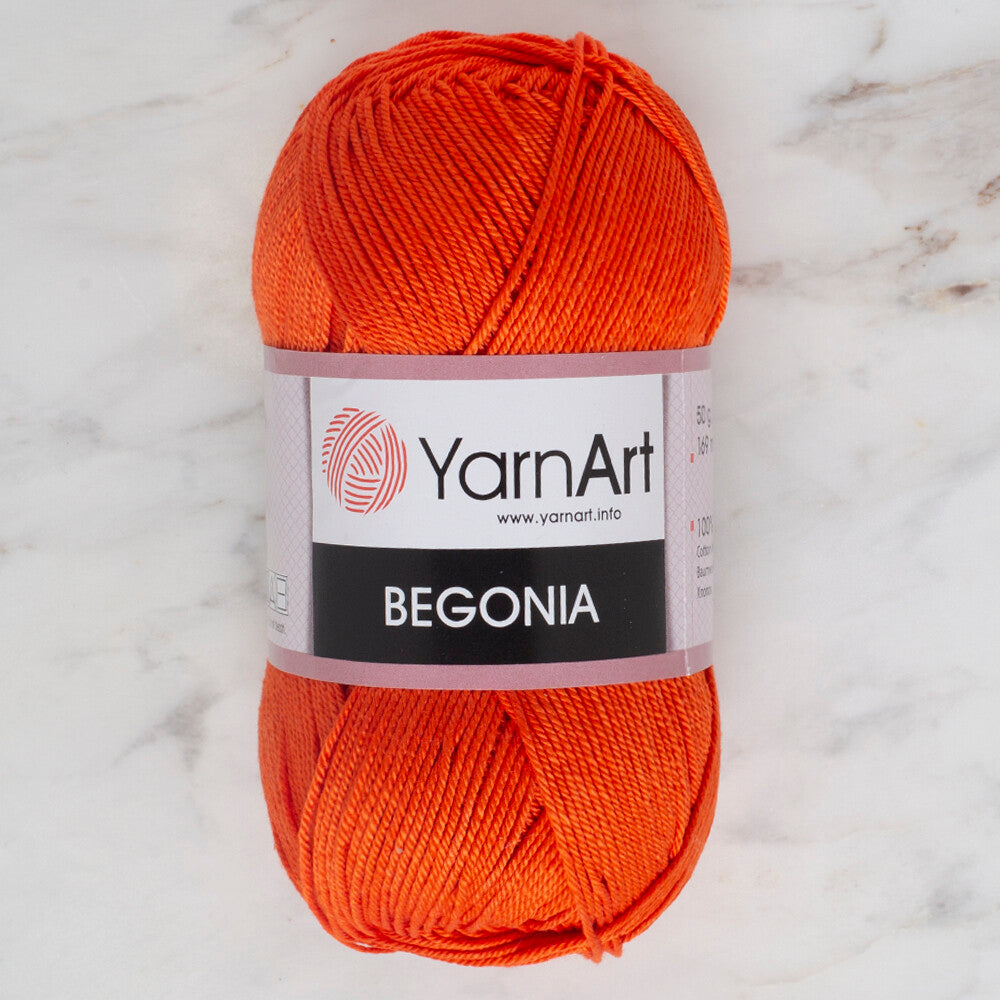YarnArt Begonia 50gr Knitting Yarn, Orange - 5535