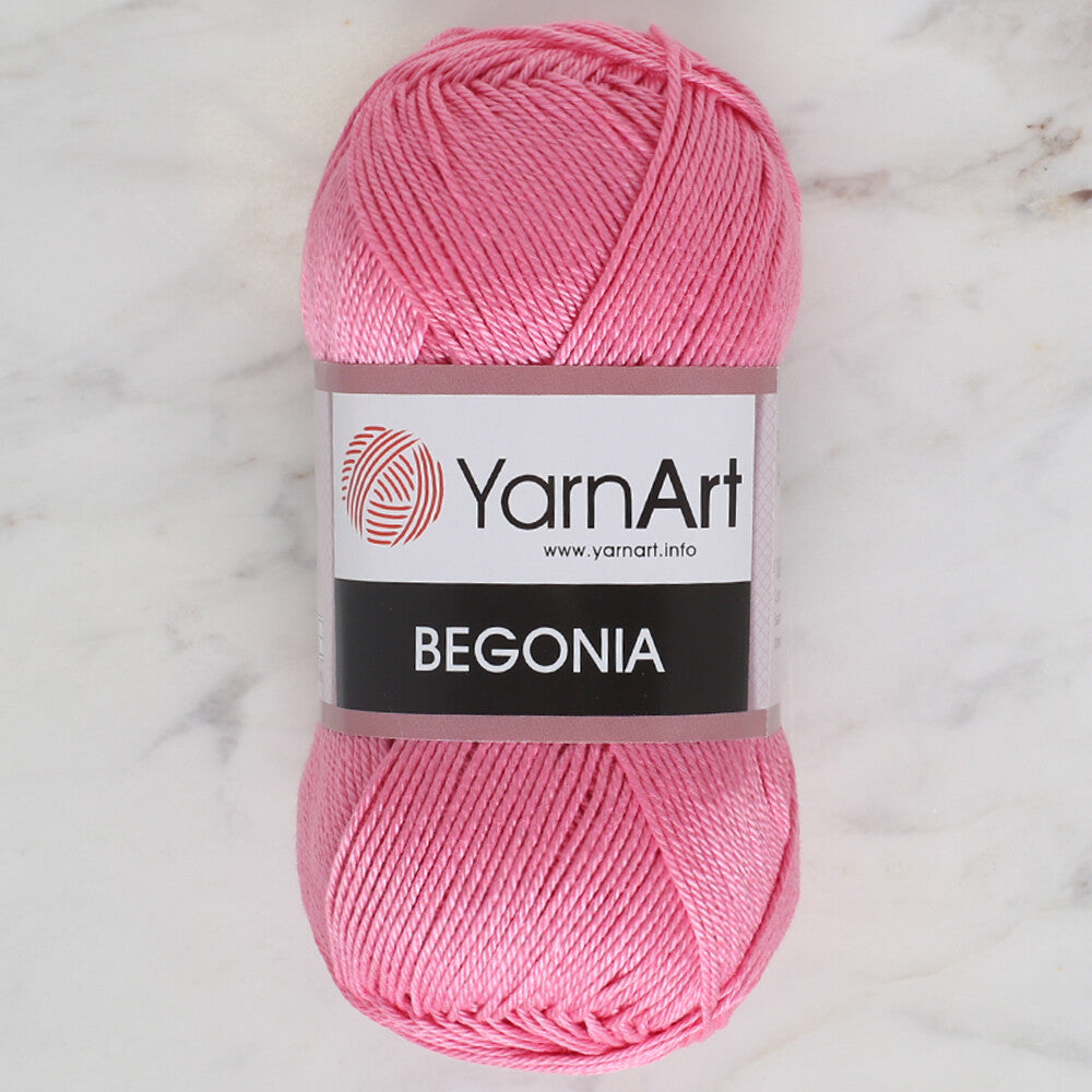 YarnArt Begonia 50gr Knitting Yarn, Pink - 5001