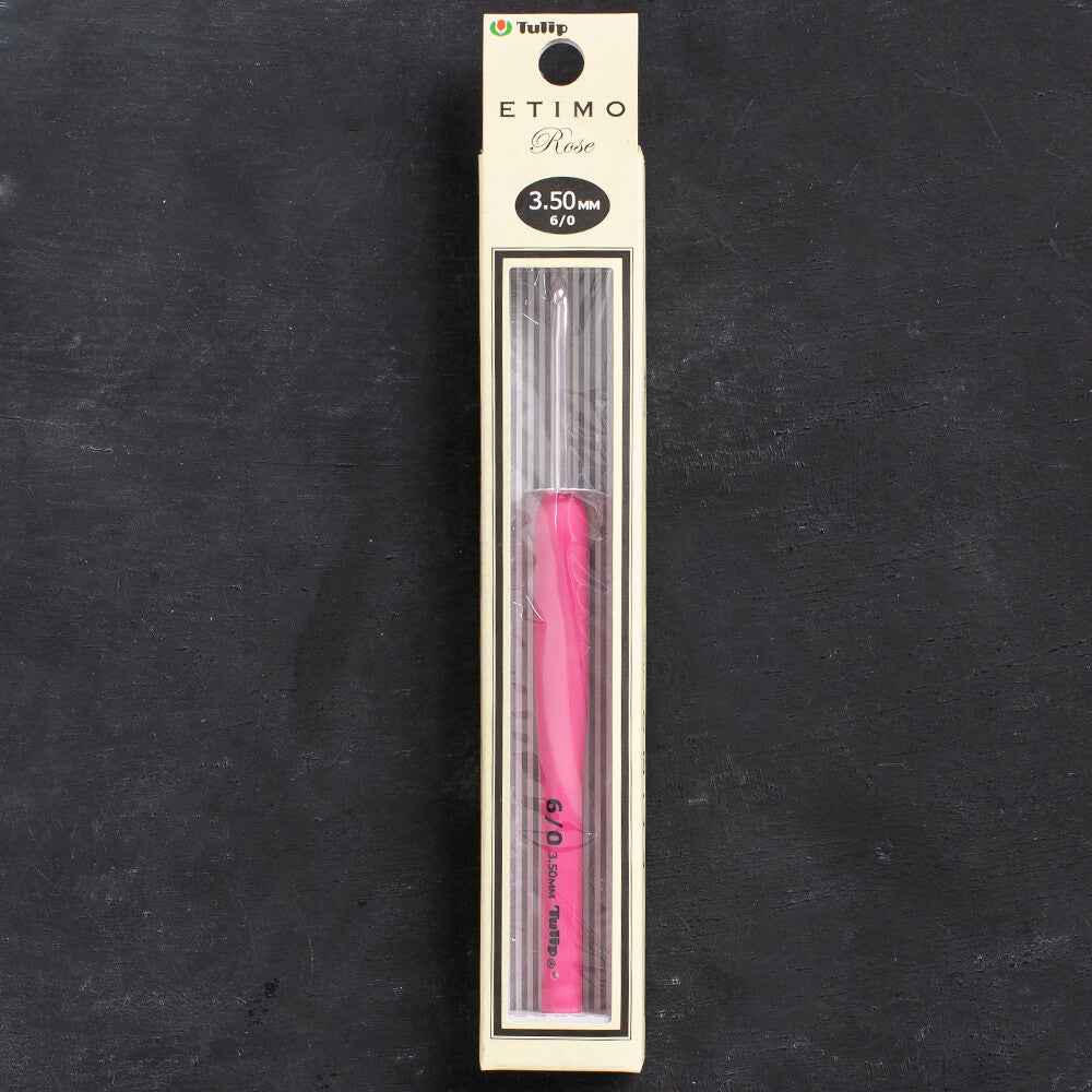 Tulip Etimo Rose 3.5 mm 14 cm Crochet Hook with Soft Cushion- TER-07e