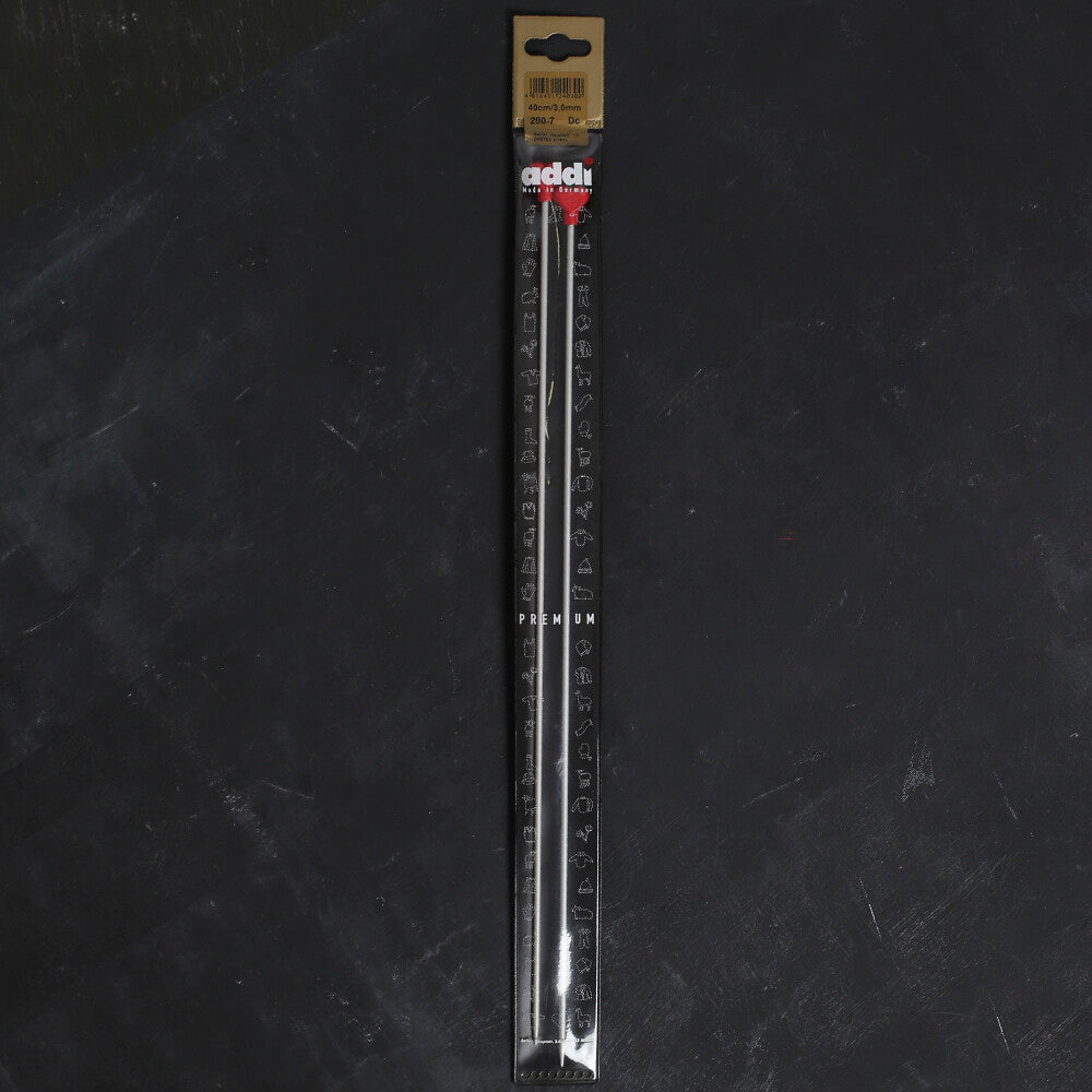  Addi 3mm 40 cm Jacket Knitting Needle - 200-7