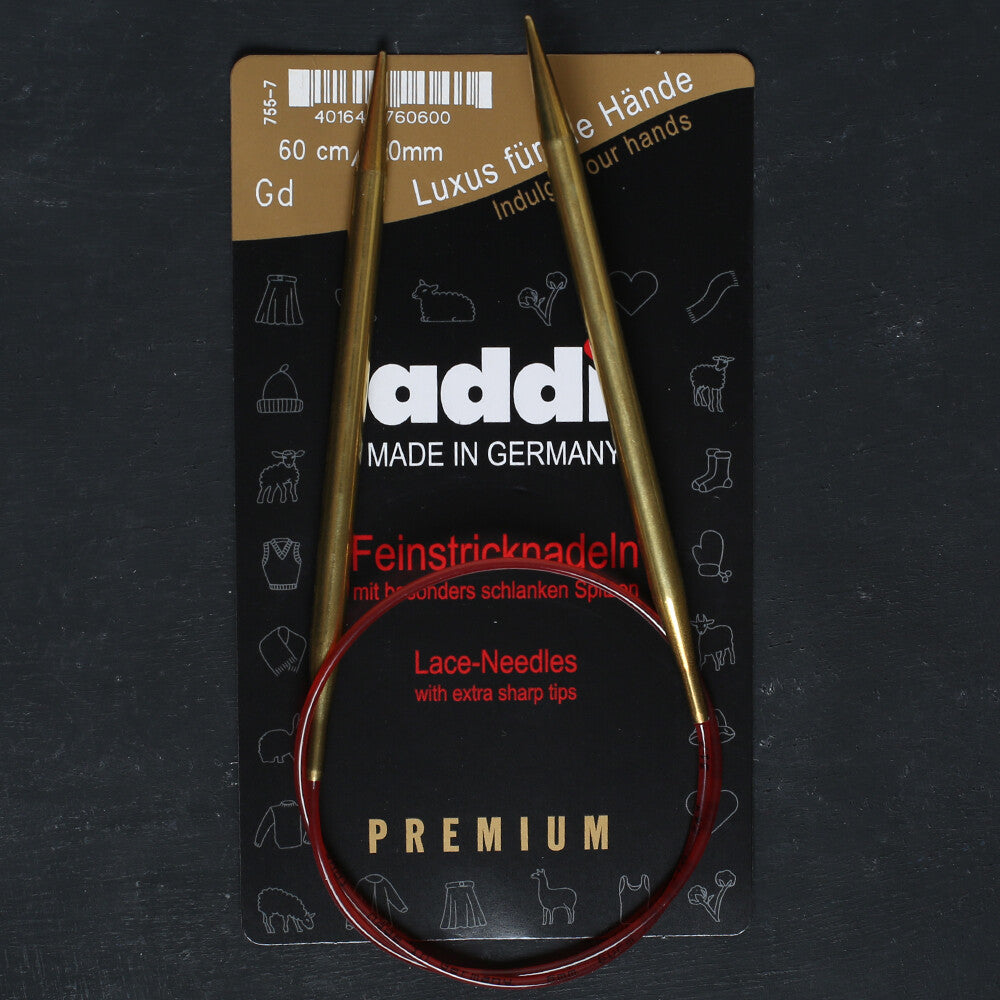 Addi 6mm 60cm Circular Lace Knitting Needle - 755-7