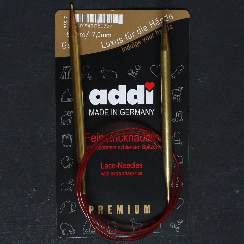 Addi Lace 7mm 80cm Circular Knitting Needles - 755-7
