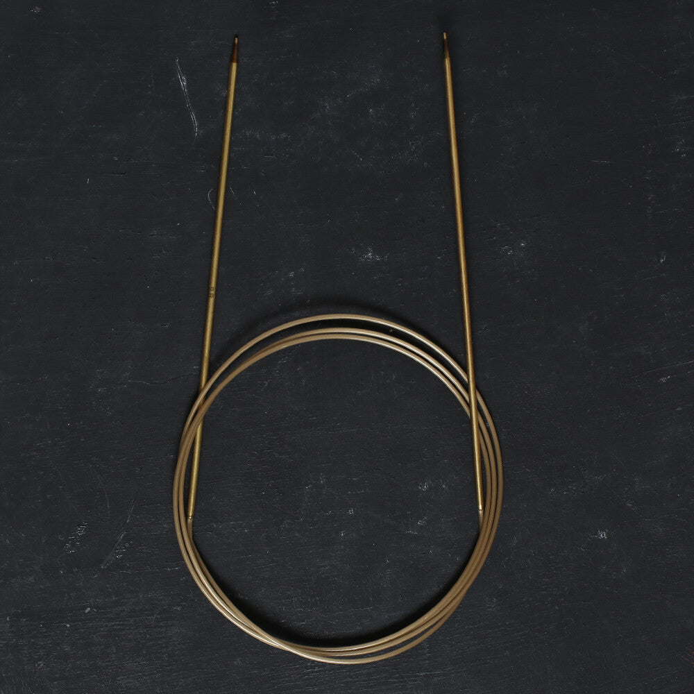 Addi 2 mm 120 cm Plated Bass Tips Lace Circular Needles - 755-7
