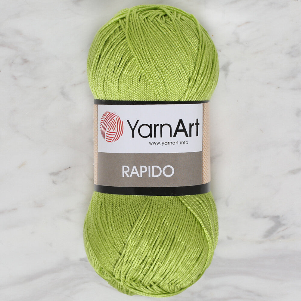 YarnArt Rapido Knitting Yarn, Green - 691