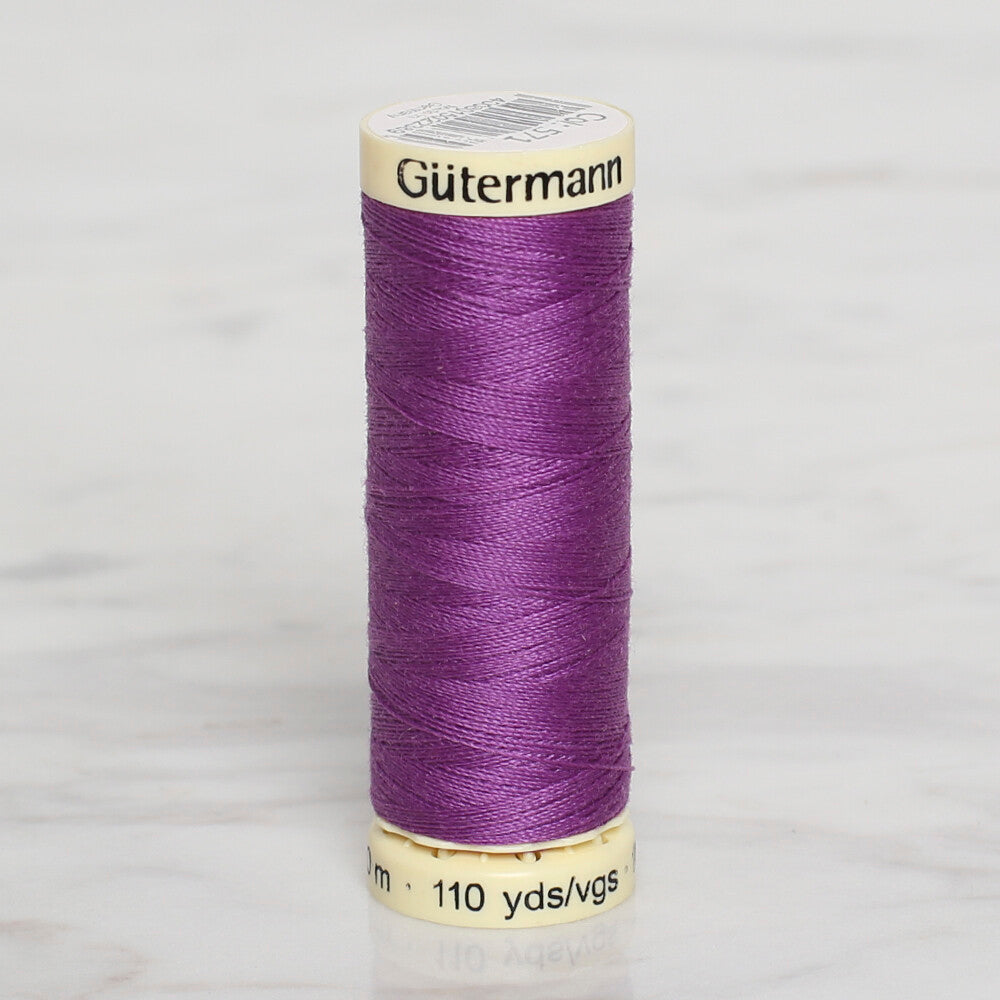 Gütermann Sewing Thread, 100m, Purple  - 571