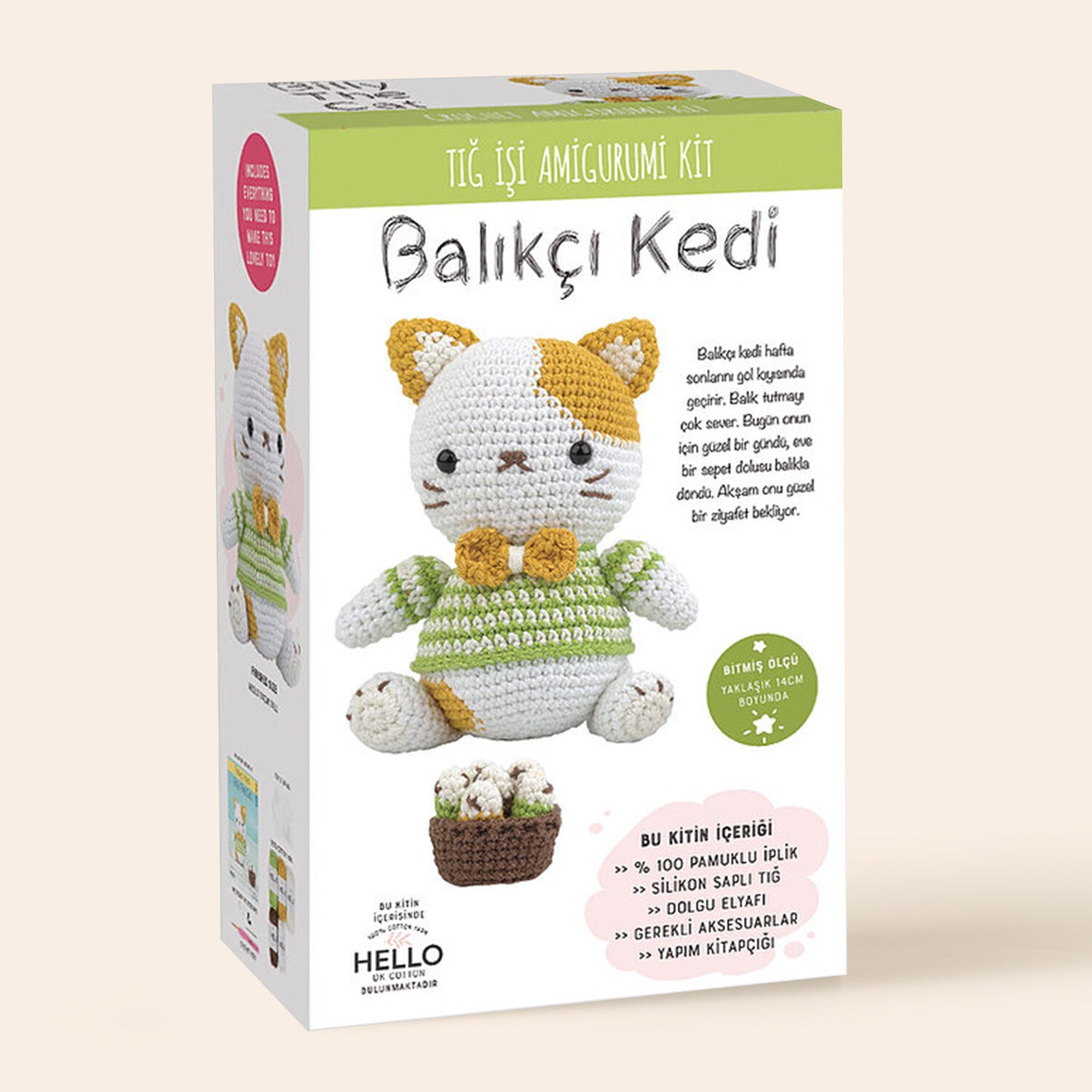 Tuva Amigurumi Kit, Billy the Cat - SCF02