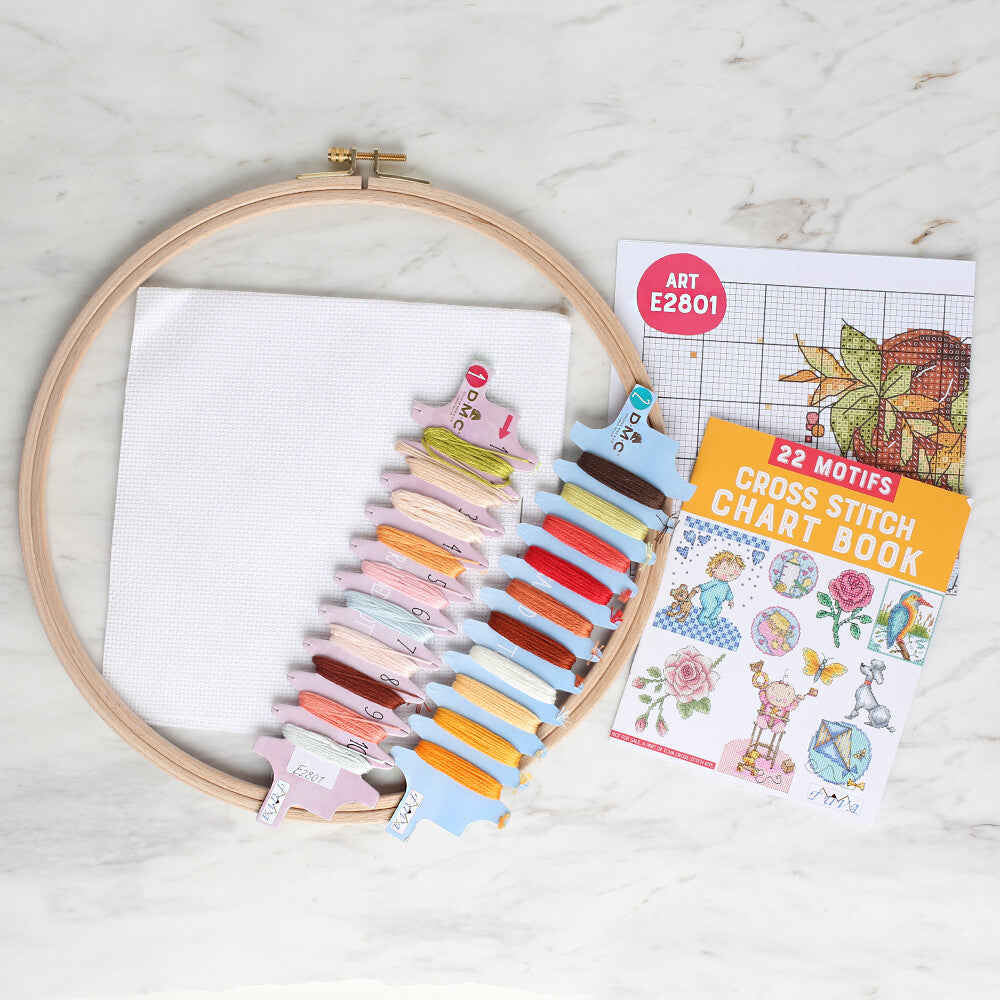 Tuva Cross Stitch Kit, Lucie & Charlie - E2801