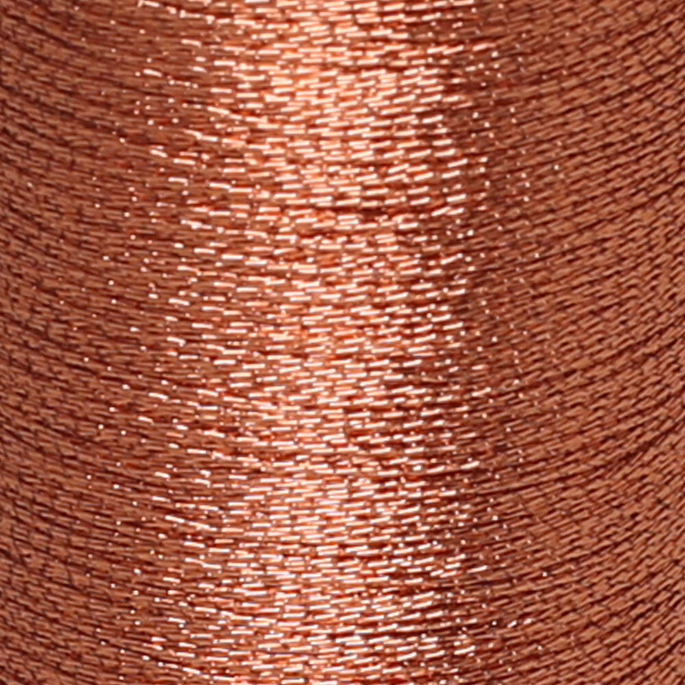 Anchor No:14 10g Metallic Machine Embroidery Thread, Brown - 20245206