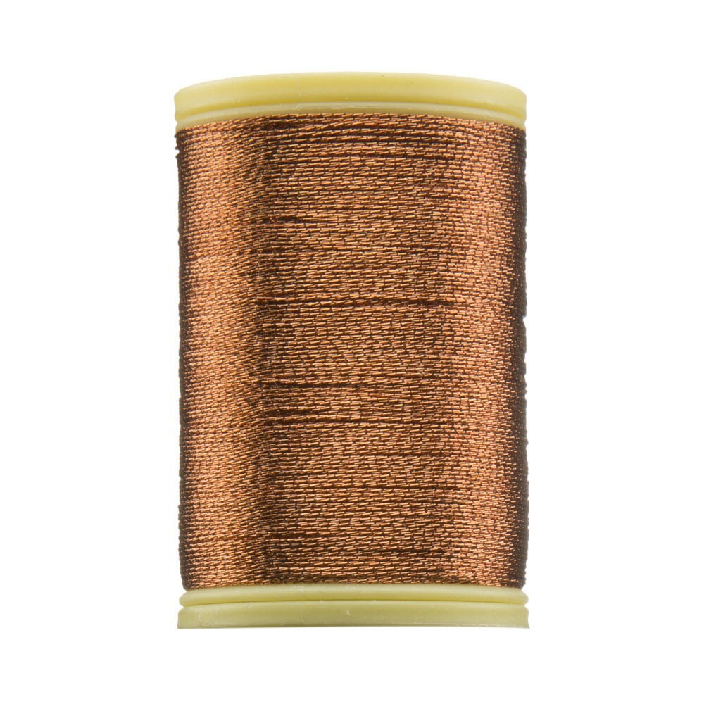 Anchor No:14 10g Metallic Machine Embroidery Thread, Brown - 20245206