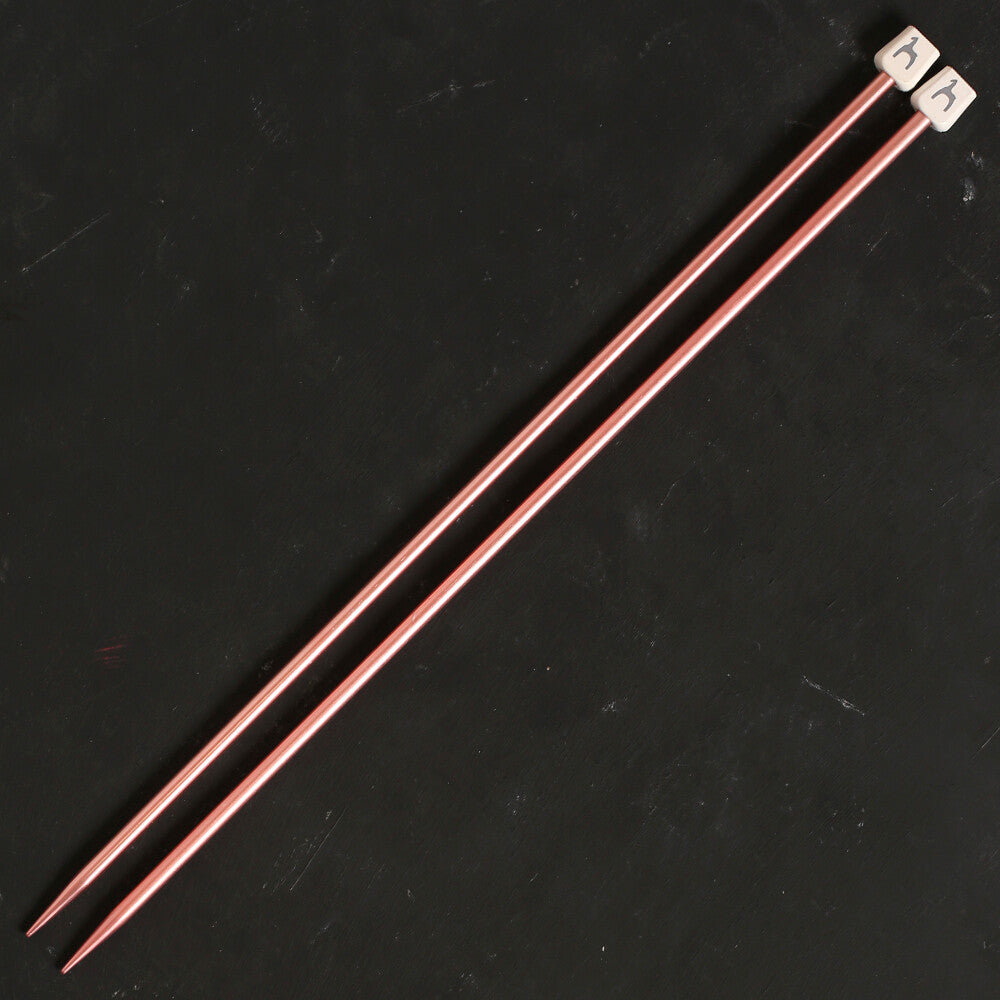 Pony Colour 5.5 mm 35 cm Aluminum Knitting Needle, Cupper - 33712