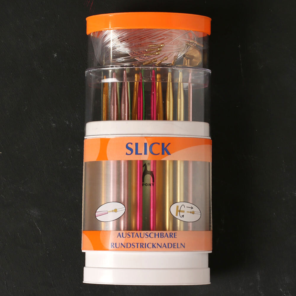 Pony Slick Aluminium Interchangeable Circular Needles - 56902