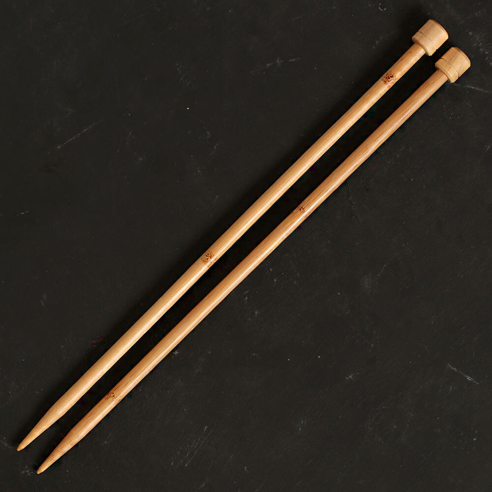Pony Bamboo 8 mm 33 cm Bamboo Knitting Needles - 66817