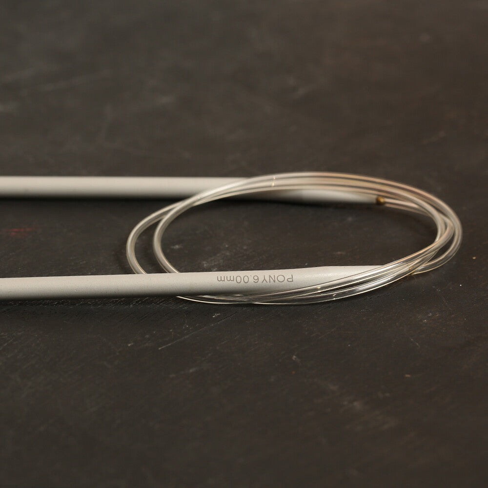 Pony 6 mm 80 cm Glydon Joint Aluminium Circular Needle - 50613