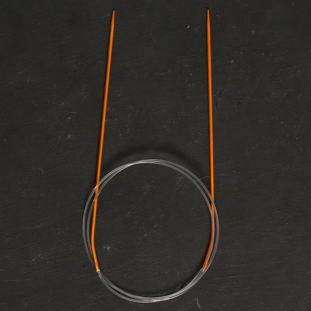 PONY 2 MM 80 CM CIRCULAR NEEDLE, YELLOW - 50801 