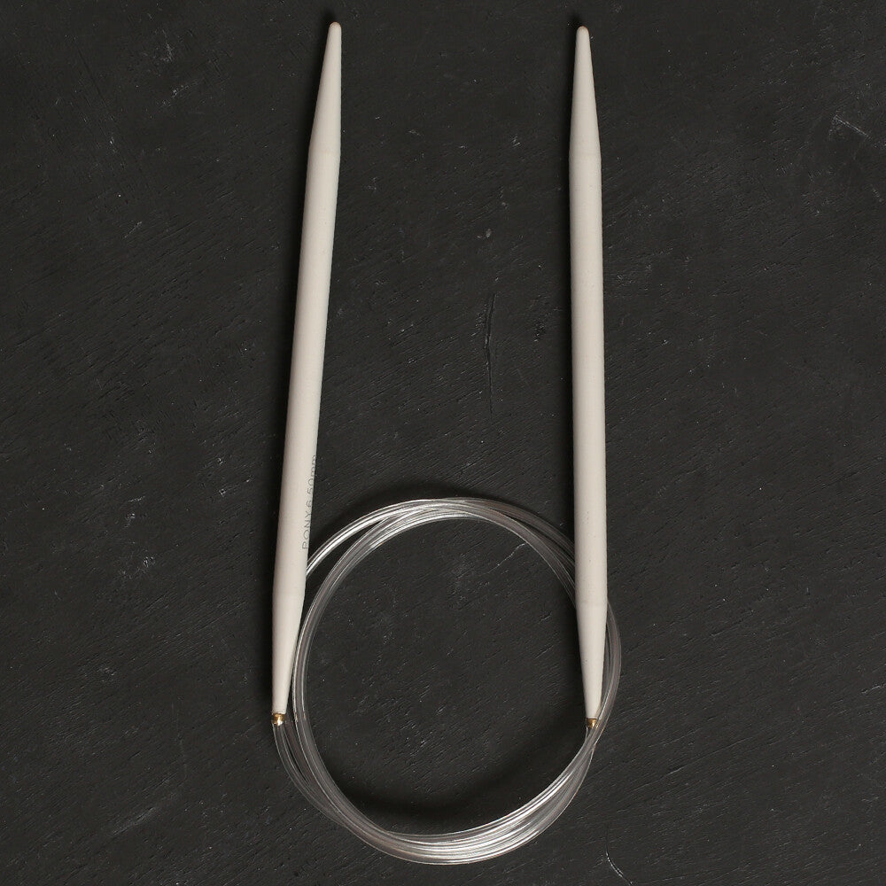 Pony 6.5 mm 100 cm Glydon Joint Aluminium Circular Needle - 52614