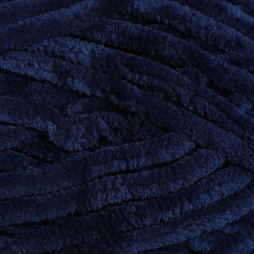 Etrofil Yonca Chenille Yarn, Navy - 70547