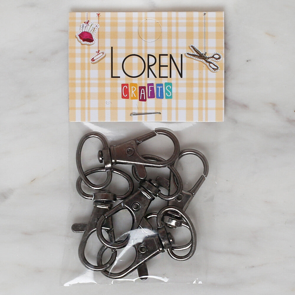 Loren Silver Clip for Keyholders in 5