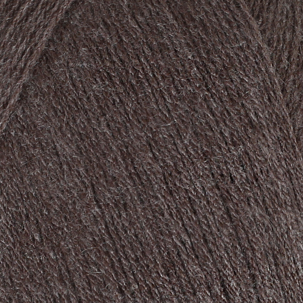 Madame Tricote Paris Angora Knitting Yarn, Brown - 014