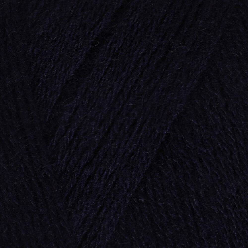 Madame Tricote Paris Angora Knitting Yarn, Navy Blue - 019
