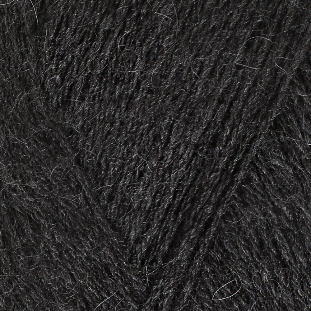 Madame Tricote Paris Angora Knitting Yarn, Dark Grey - 009
