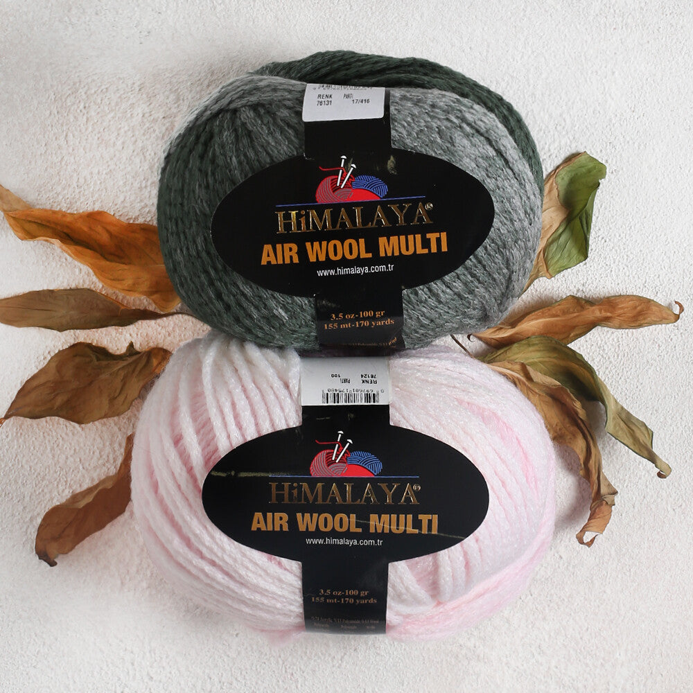 Himalaya Air Wool Multi Yarn, Variegated - 76102