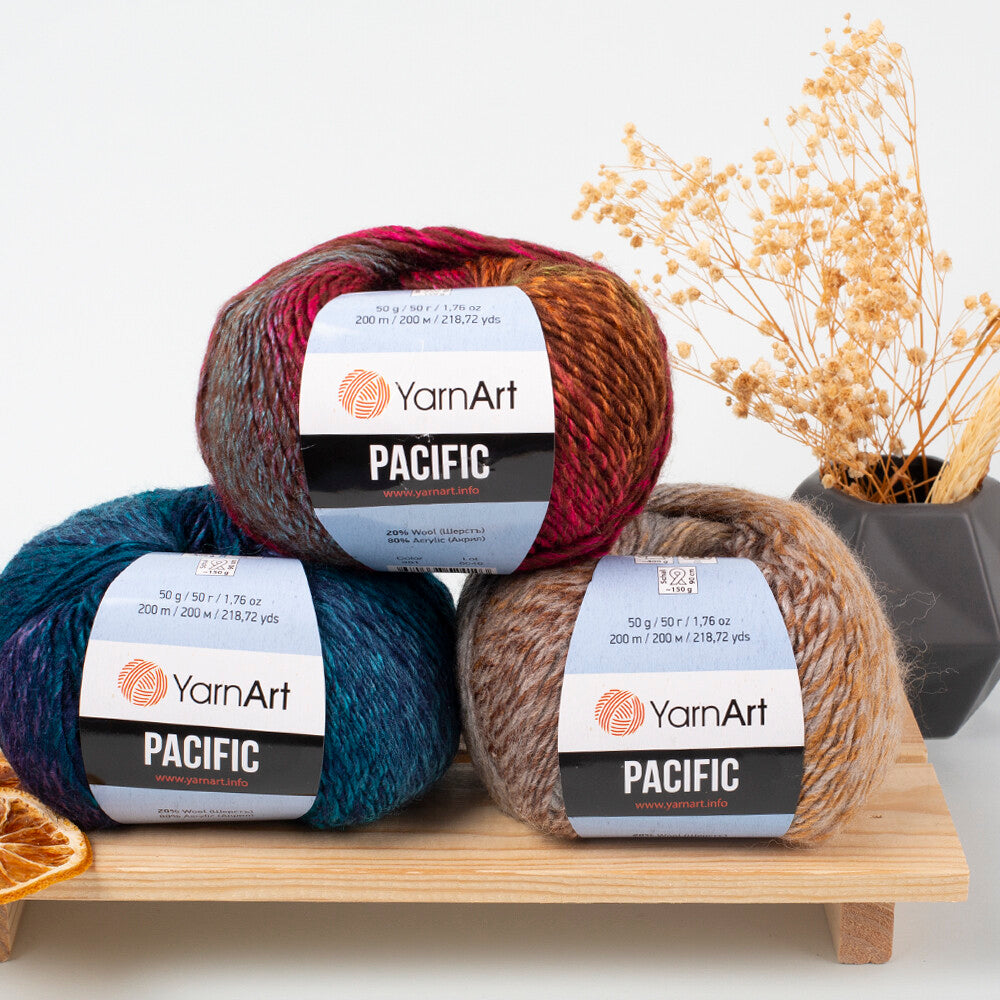 YarnArt Pacific Knitting Yarn, Variegated - 305