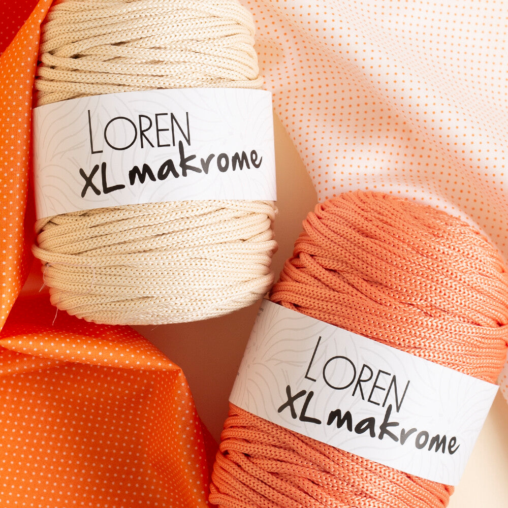 Loren XL Makrome Cord, Yellow - R039