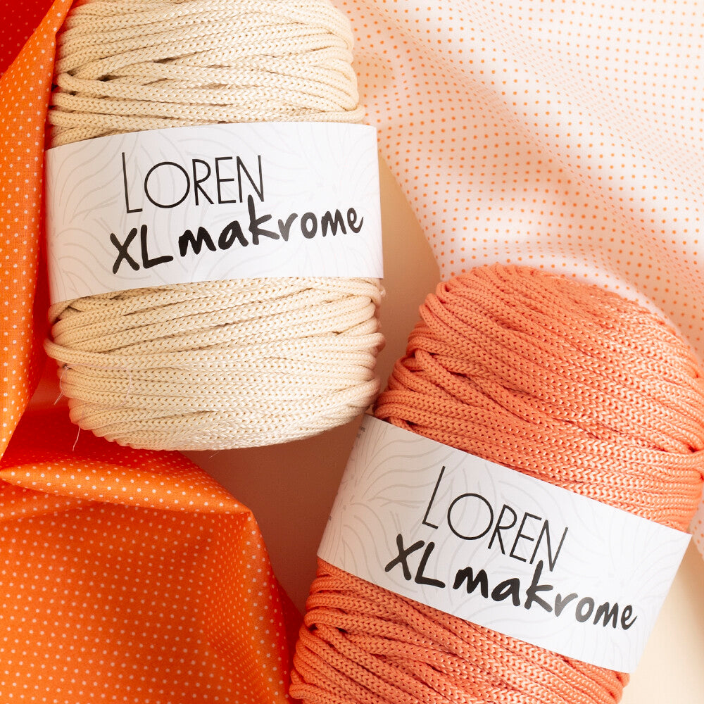 Loren XL Makrome Cord, Cream - R038