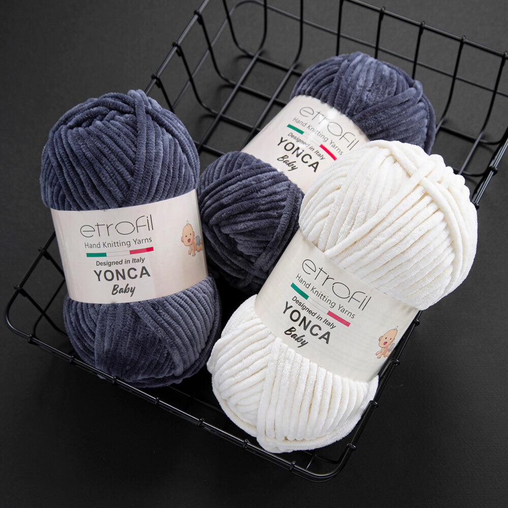 Etrofil Yonca Chenille Yarn, Turquiose - 70520