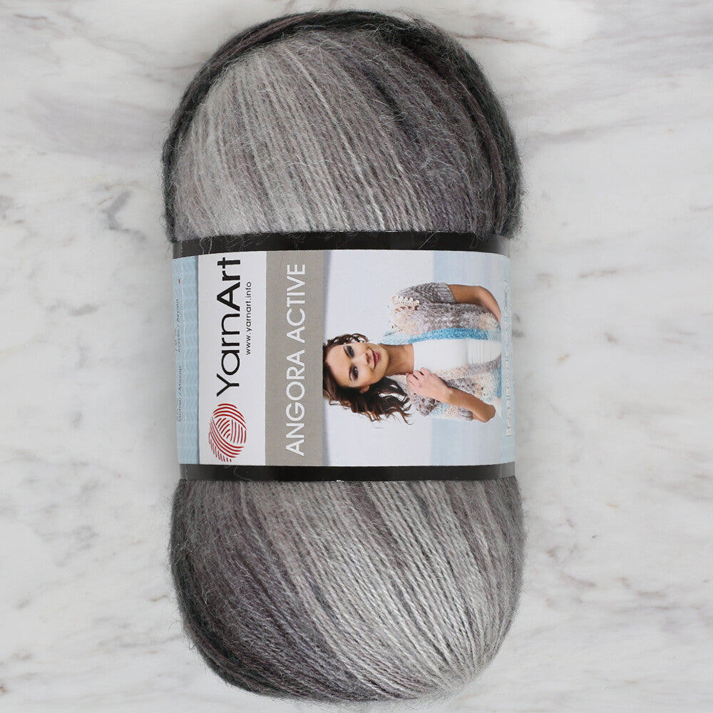 YarnArt Angora Active Knitting Yarn, Variegated - 840