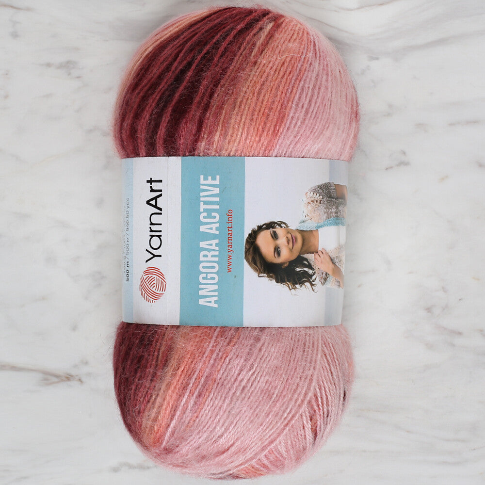 YarnArt Angora Active Knitting Yarn, Variegated - 846