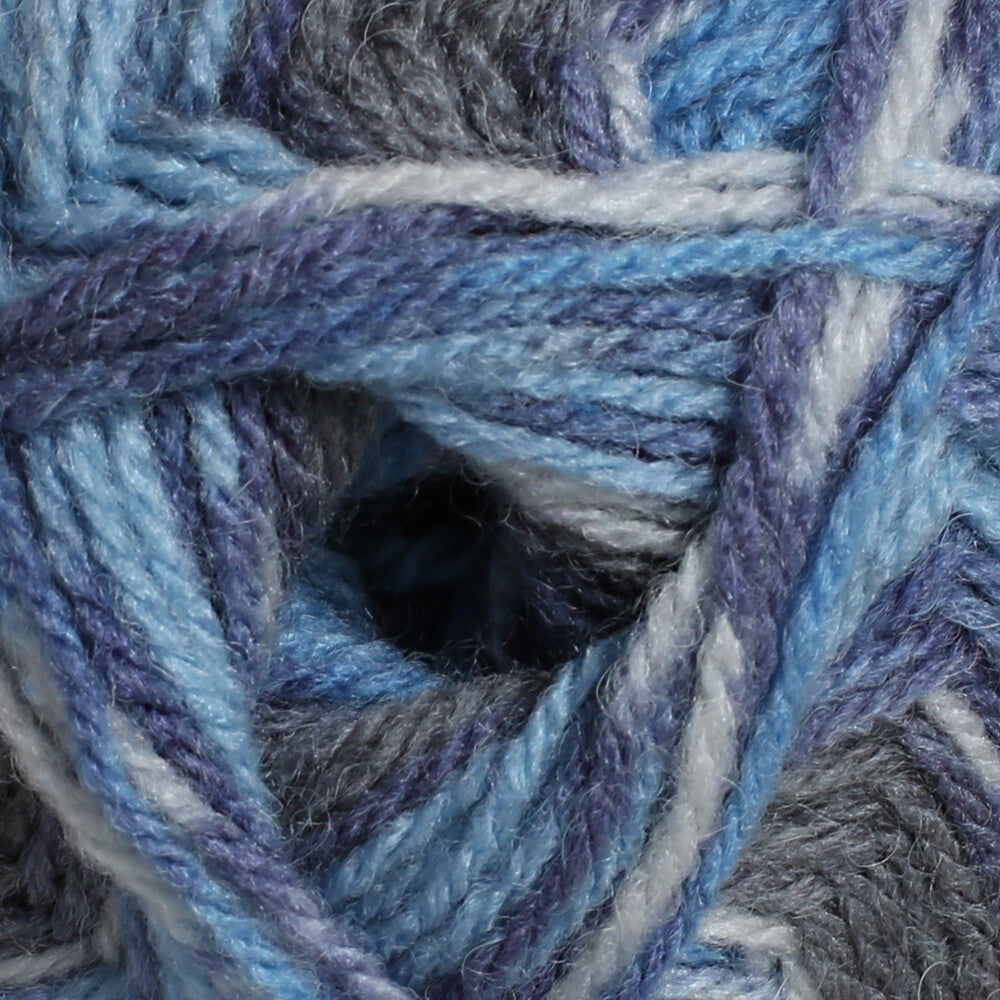 YarnArt Crazy Color Knitting Yarn, Variegated - 134