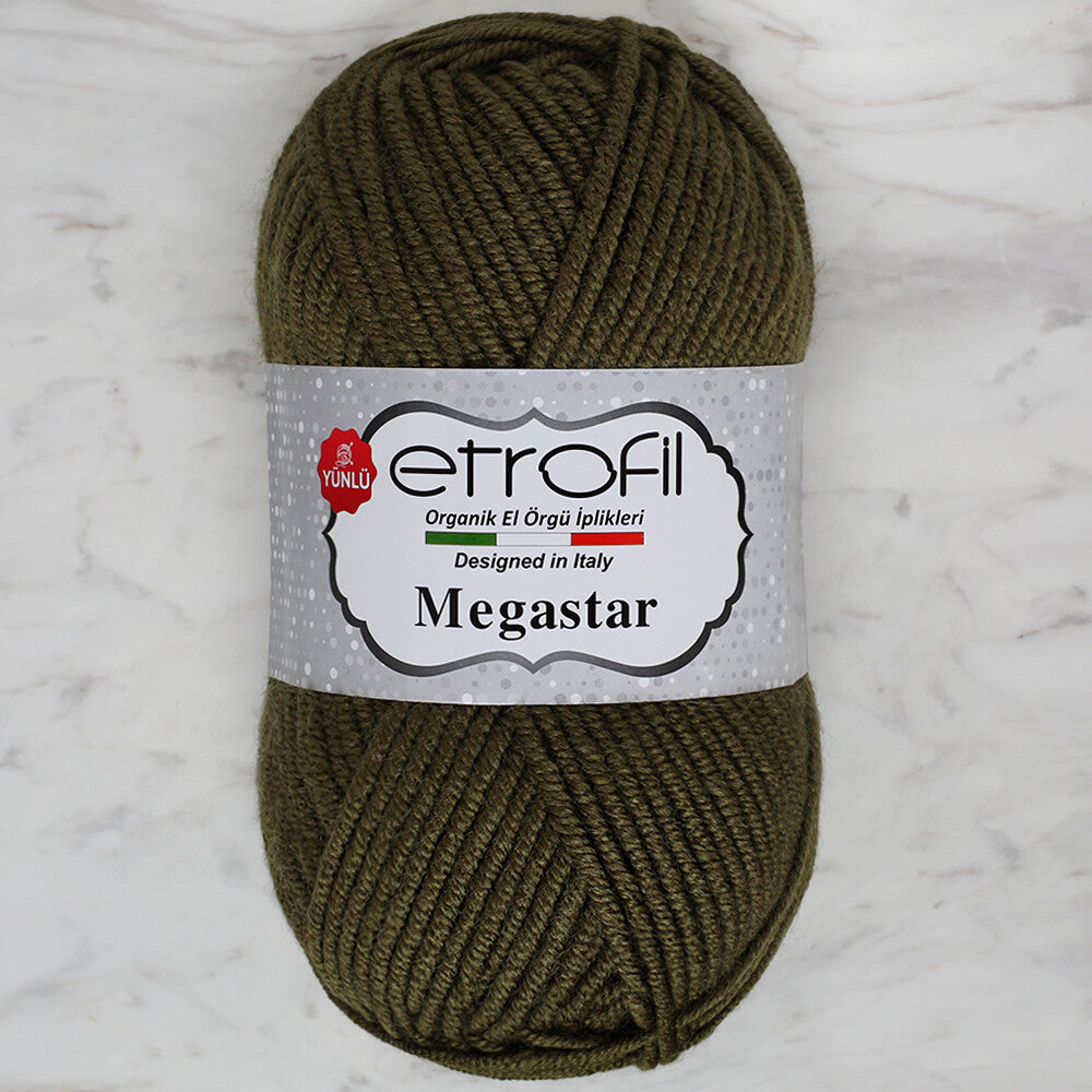 Etrofil Megastar Yarn, Khaki - 74065