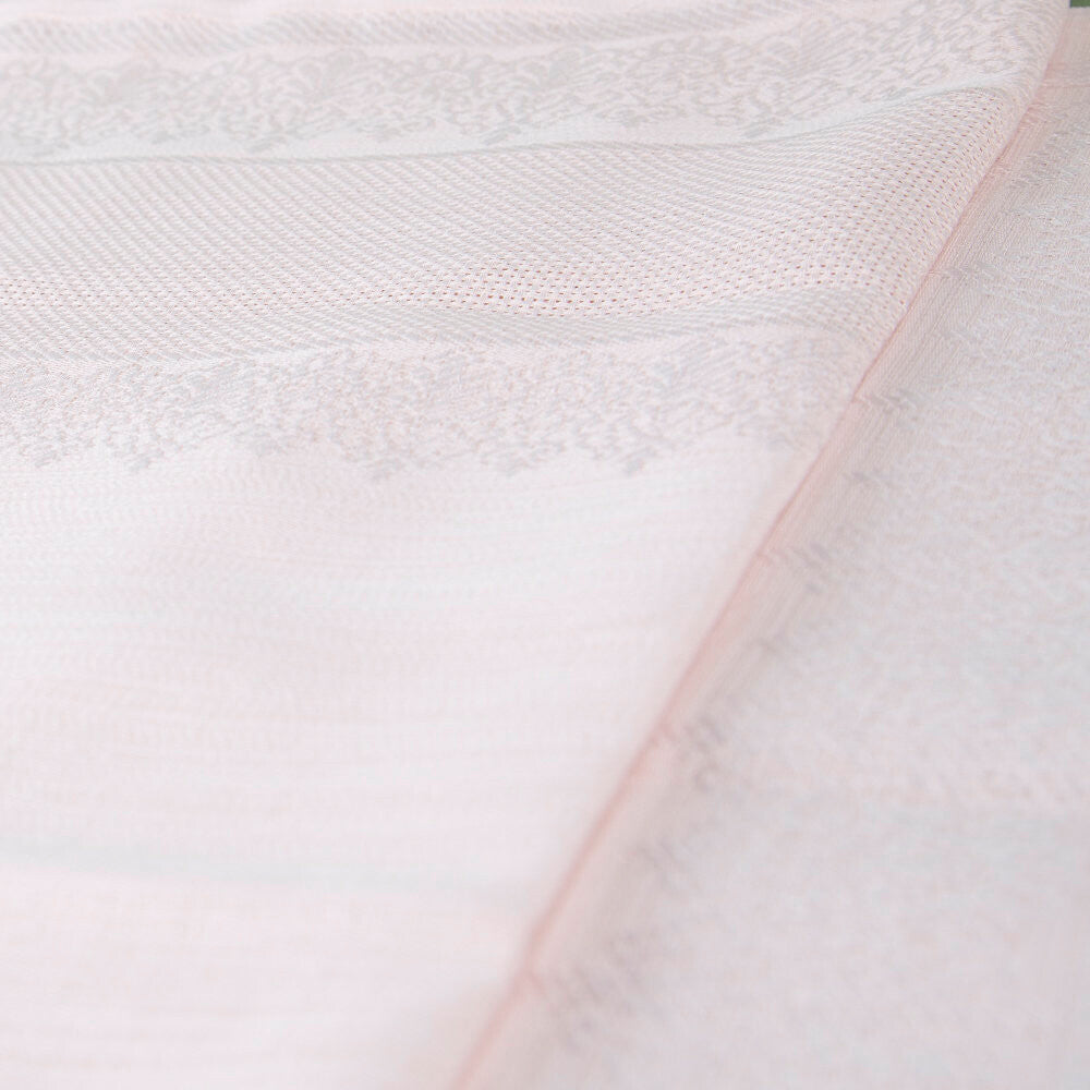 Loren Embroidery Fabric - Powder Pink