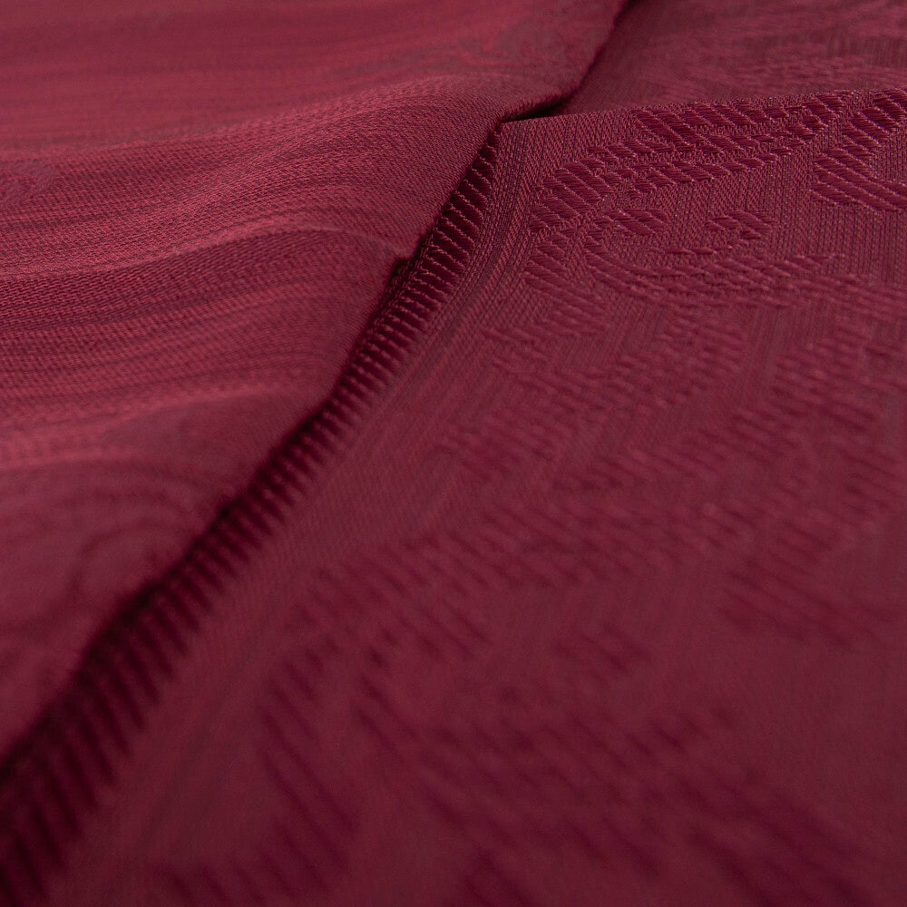 Loren Embroidery Fabric, Claret