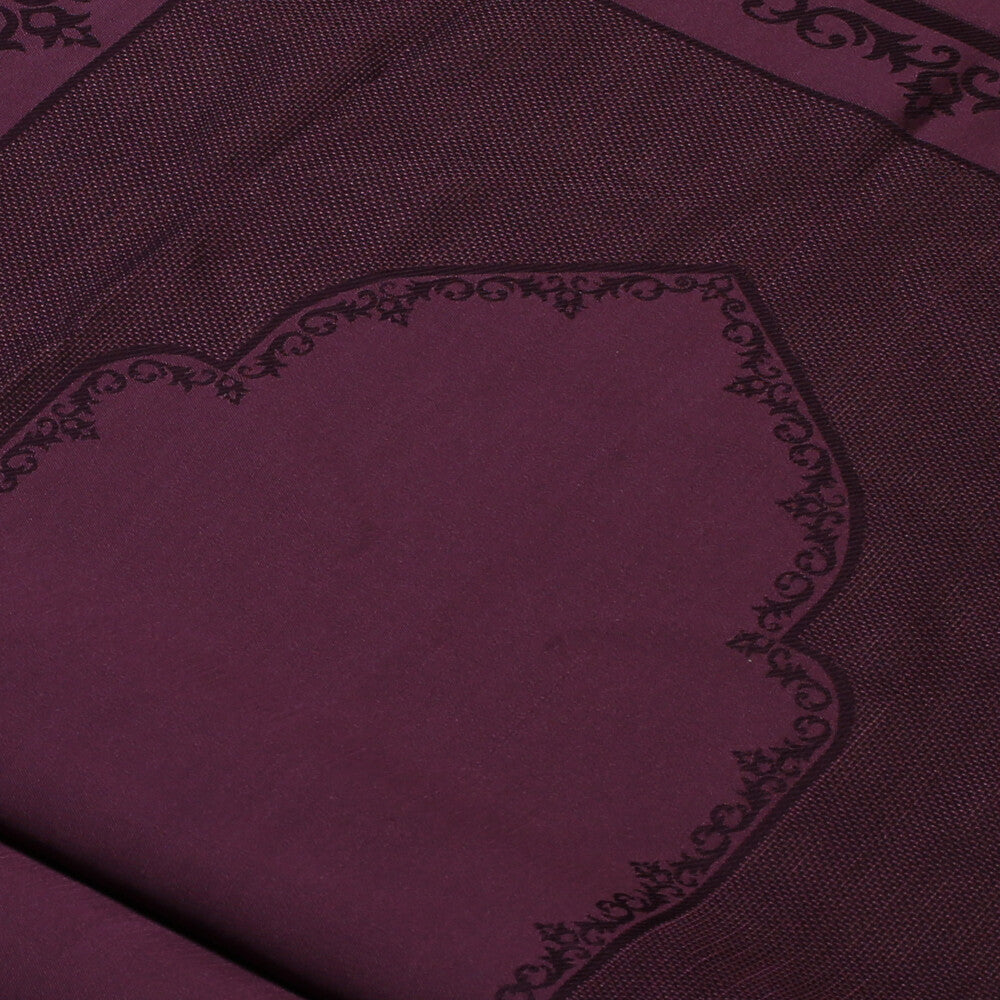 Loren Embroidery Fabric, Aubergine Purple