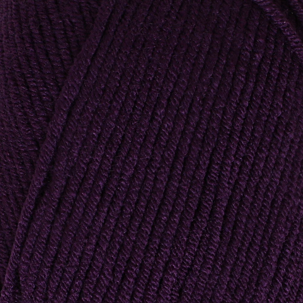 Kartopu Ak-SoftKnitting Yarn, Eggplant - K721