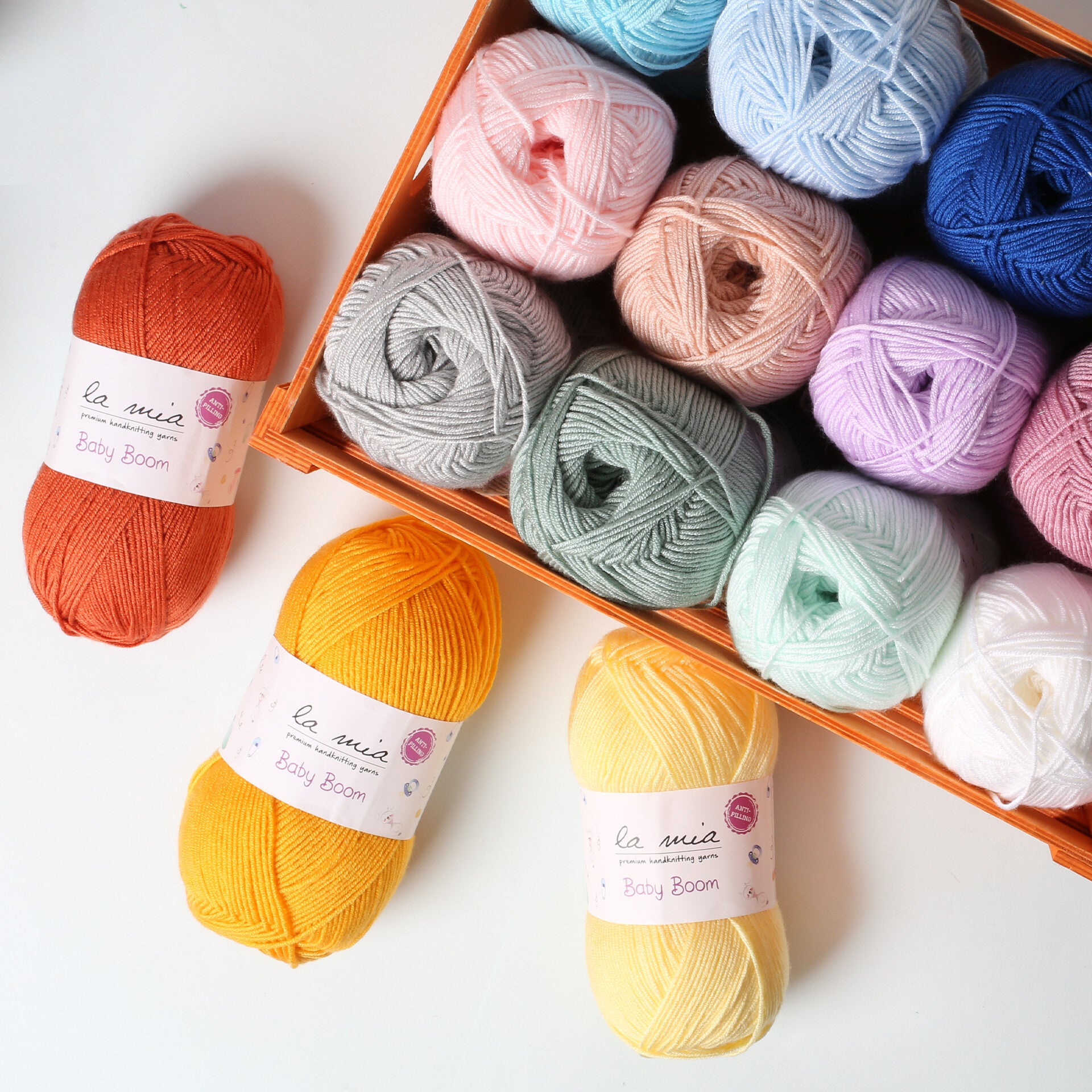 La Mia Baby Boom Yarn, Light Pink - 699