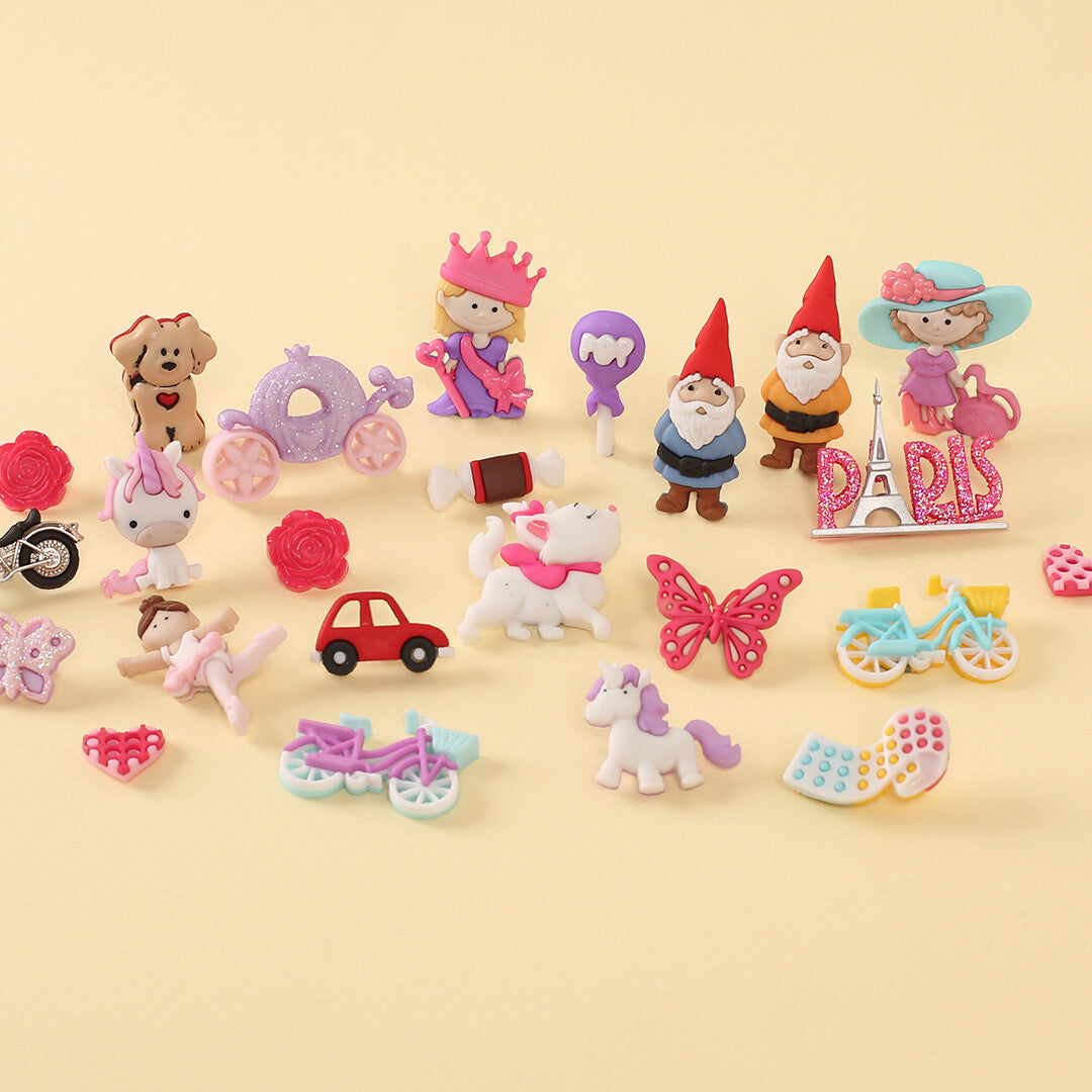 Dress It Up Creative Button Assortment, Monkey See... Monkey Do - 5802