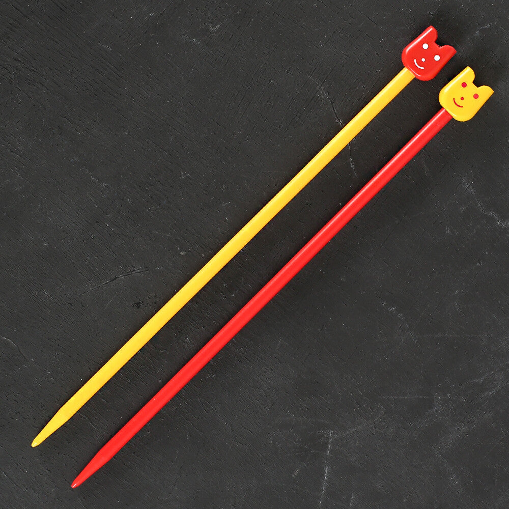 Pony 4.50mm 18cm Children's Plastic Knitting Needle - 61660